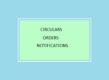 Order/Circular/Notification