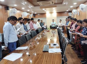 KHADI PLEDGE  AT PRINCIPLA ACCOUNTS OFFICE 