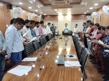 KHADI PLEDGE  AT PRINCIPLA ACCOUNTS OFFICE 