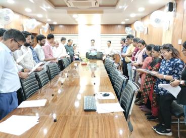 KHADI PLEDGE  AT PRINCIPLA ACCOUNTS OFFICE 