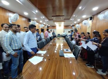 KHADI PLEDGE  AT PRINCIPLA ACCOUNTS OFFICE 
